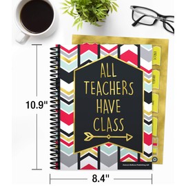 Carson Dellosa Aim High Teacher Planner 2025-2026, Undated 8" x 11" Lesson Plan Book With Stickers, Class Schedule and Weekly Calendar School Supplies, Classroom Must Haves and Homeschool Essentials