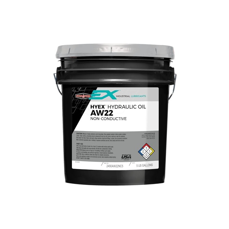 STARFIRE Premium LUBRICANTS HYEX AW 22 Non-Conductive, 5 Gallon, Pail