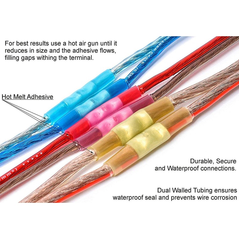 CESFONJER Heat Shrink Wire Connectors | Crimp Connectors | Waterproof