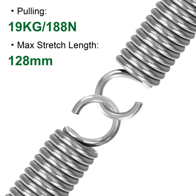 GUNGY Tension Springs with Hooks Stainless Steel Tension Spring Tension