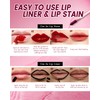 3Pcs Peel Off Lip Stain & Lip Liner Set Long