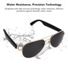 Bluetooth Sunglasses Gold Frame Smart Audio Glasses Stereo Speakers Music