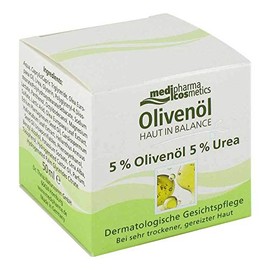 Medipharma Cosmetics Skin in Balance Olive Oil Face Care 5% for Very Dry, Irritated Skin, 50 ml Cream