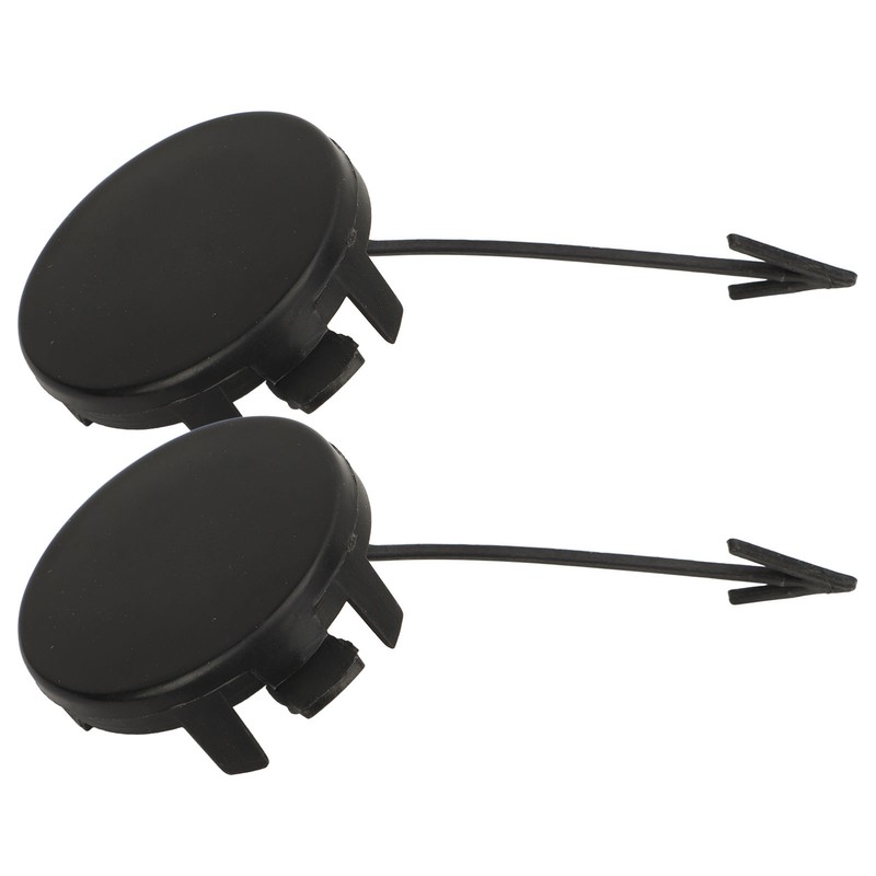 2PCS Front Bumper Tow Hook Cover 5E0807241 Replacement For OCTAVIA