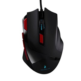 SureFire Eagle Claw Gaming Mouse 9-Button RGB Lighting PC Mouse 3200 DPI with 9 Programmable Buttons USB 3.2 GEN 1 and USB 2.0 Gaming Mouse Windows, Mac and Consoles