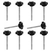 JJWNMLL 10 pieces M8 x 80 mm hexagonal plastic head