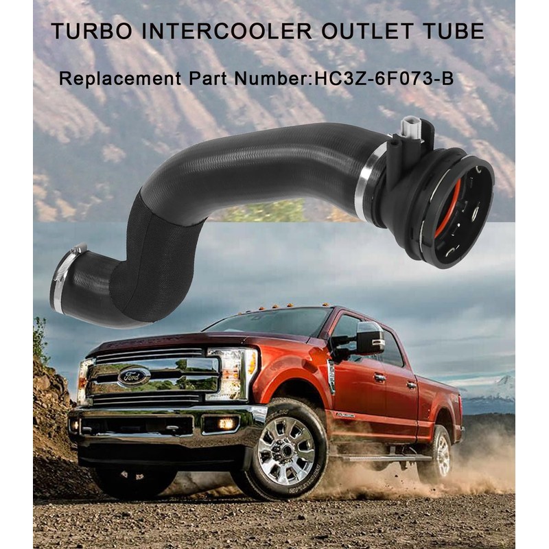 Turbo Intercooler Outlet Tube Compatible with 2017 2018 2019 Ford
