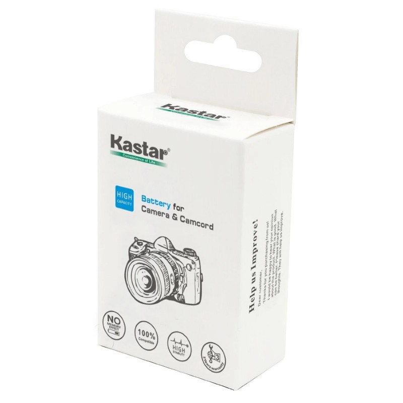 For Panasonic 2x Kastar Battery for Panasonic Lumix DMW-BLC12 DMC-FZ200