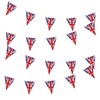Union Jack Flag Bunting - TRIANGLE -20 Flags 31x20cm/10m