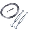 AOMIKITSTU Wire Rope Set, 10 m 4 mm 6 x