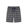 Jveyvth Men's Pajama Shorts Plaid Lounge Pants Relaxed Fit Drawstring