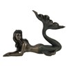 Veronese Design 7 5/8" Tall Mermaid Lying Down Statue Nautical