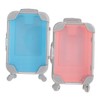 Ipetboom 2pcs Mini Suitcase Candy Box Cute Plastic Makeup Storage