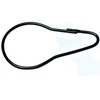 Black Shower Curtain Rings Metal Hooks Ring (24 Pack) Rustproof