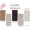 BLOOM BLENDS Pack of 5 Terry Cotton Kitchen Tea Towels