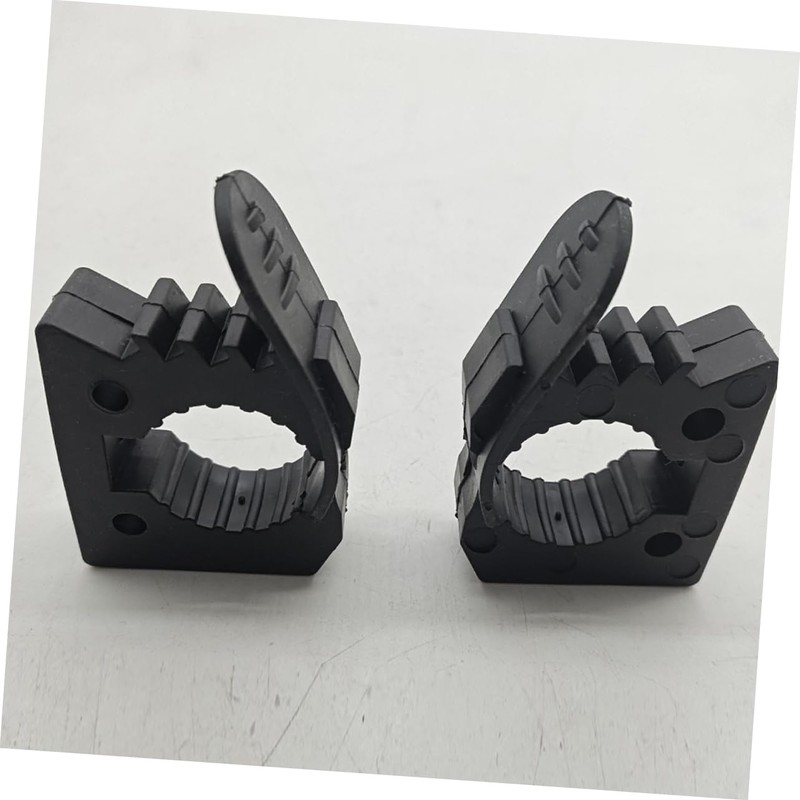 Ipetboom 2pcs Adjustable Quick Release Rubber Pole Clamp Grip for