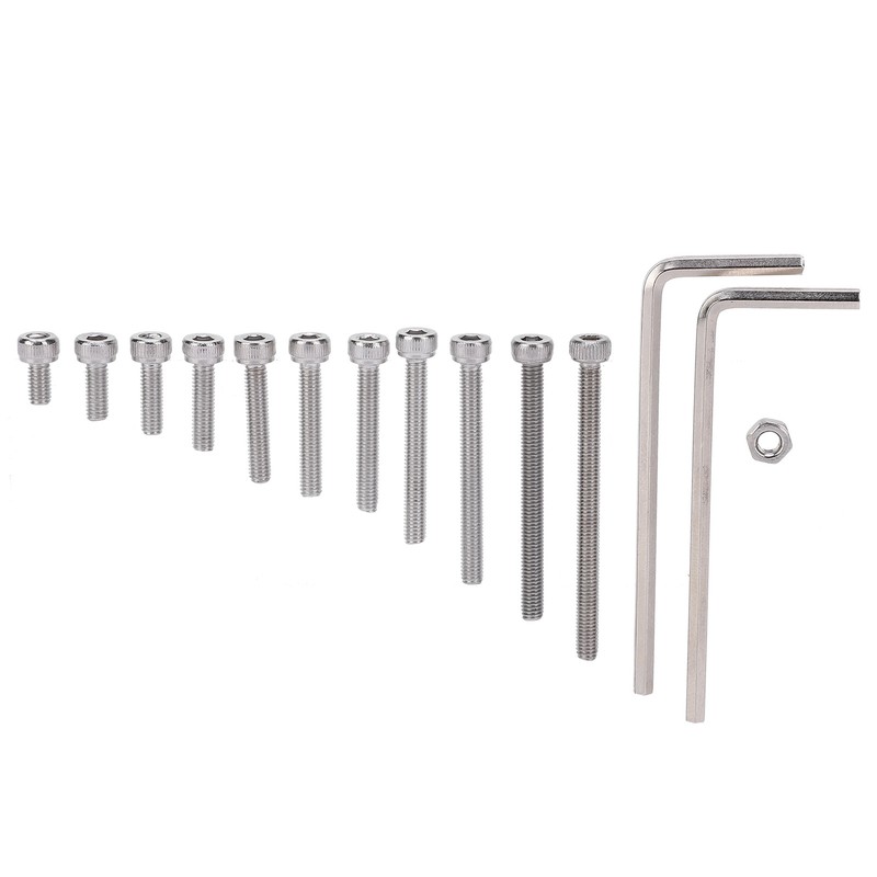 450pcs M3 Stainless Steel Cup Head Hex Socket Screw with