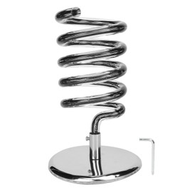 HURRISE Spiral Hair Dryer Holder, Spring Hair Dryer Hanging Rack, Spiral Hair Styling Station Spiral Salon Blow Dryer Holder Stand for Bathroom Hair Salon