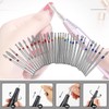 Gasea 30pcs 3/32 Inch Professional Tungsten Carbide Diamond Nail Drill