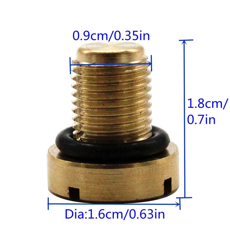 EVER STORE 17111712788 Coolant Bleeder Screw Compatible for E46 E92