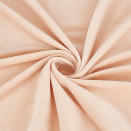 OLYCRAFT Doll Making Fabric 62.9x39.3 Inch Beige Waldorf Doll Skin Fabric Skin Tone Fabric Velvet Interlock Knit 0.5mm Thickness Velvet Doll Skin Color Fabric for Doll Making DIY Sewing Handmade