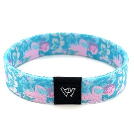 Hang Loose Bands - Coastal Surfer Beach Bracelet for Men, Women & Teens - Comfy Summer - Boho Reversible Wristband- La Siesta| Small: 6.5" (most common fitting size)