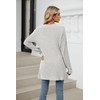 Women's Casual Long Sleeve Open Front Cardigan Sweaters Trendy Solid