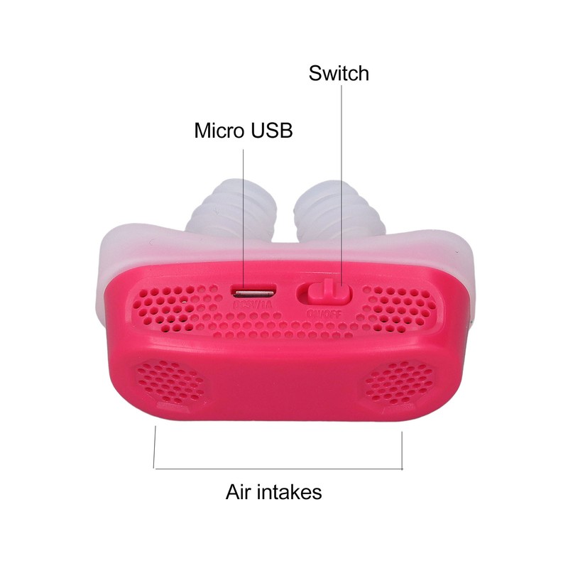 Electric Snoring Solution Devices Automatic Nose Vents Plugs Portable Variable