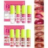 8pcs Cuidado Labial Hidratante Glossy Liquid Lip Oil Gloss