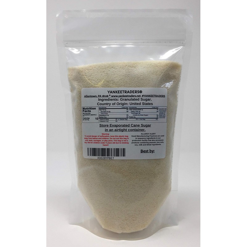 YANKEETRADERS, Evaporated Cane Juice, Sugar, 2 Lbs