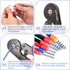 Wire End Ferrules Set GUPTOMES Crimping Pliers Set 0.08-16mm2 Wire