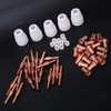 55pcs Plasma Cutter Extended Electrode Nozzle Shield Cup Gas Ring