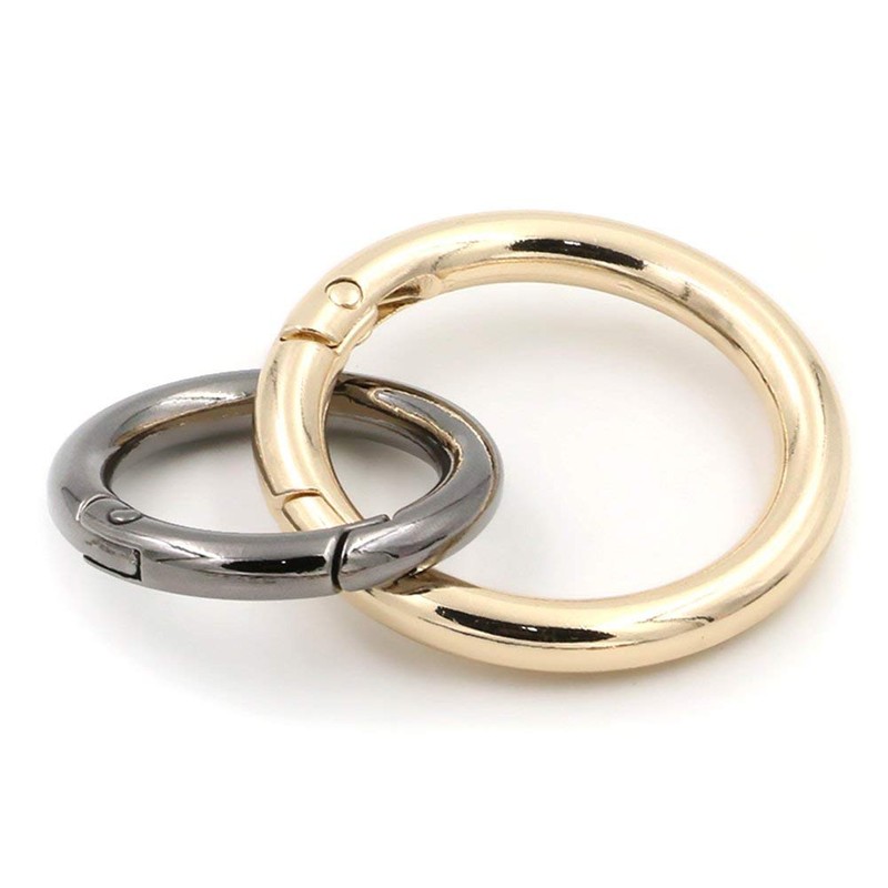MUCHENG O Ring Round Spring Gate Carabiner Snap Clip Trigger