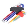 9 Pcs Hex Wrench Set Color Coded Non Slip CR