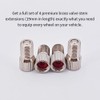 4 Pcs Valve Stem Extension Kit 19mm Premium Brass Tire