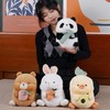 Fluffy Cute Plush Panda, Rabbit, Duck, Bear, Present, Interior, Body