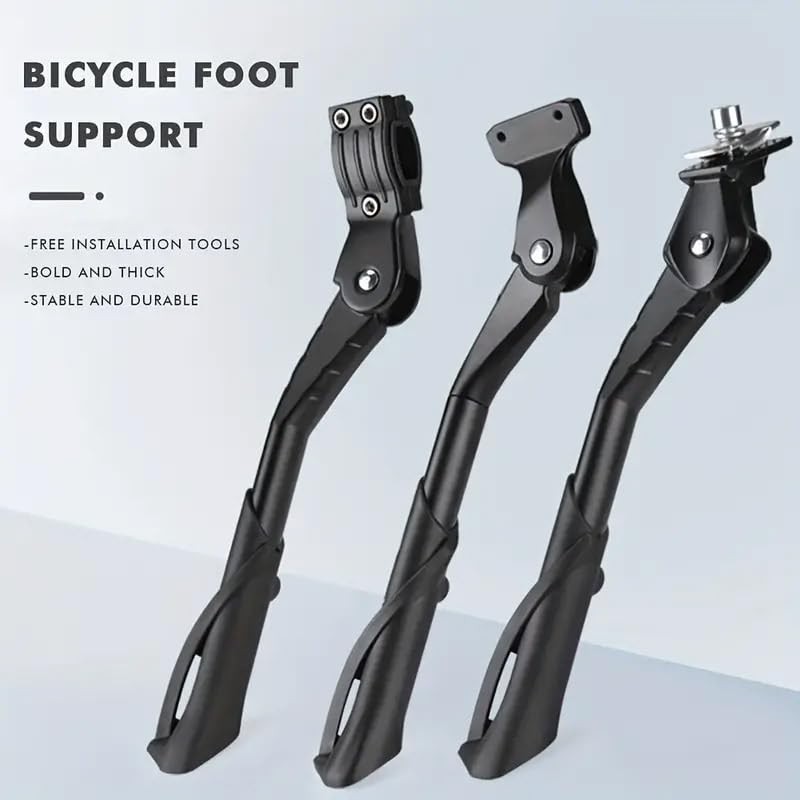 AIMALL Adjustable Aluminum Alloy Bicycle Kickstand, Durable and Reinforced Bike