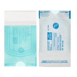 Ortho Premium Bolsas para Esterilizar Autosellantes Grado Médico, Indicador de Esterilización, Triple Sellado, 200 Piezas, Esterilidad hasta 180 Días (57mm X 100mm)