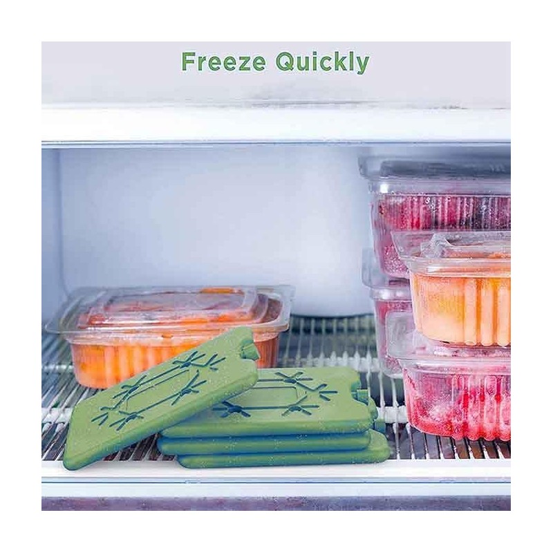 4Pack Ice Packs Ultra-Thin Reusable Ice Packs for Lunch Boxes,