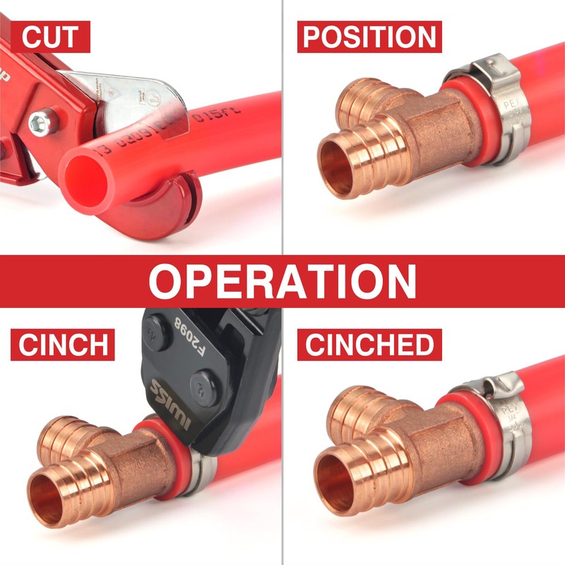iCRIMP KIT-1096D PEX Clamp Tool Kit for 3/8 to 1