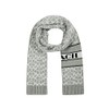 Coach Women's Signature C Logo Knit Scarf, Chalk, One Size