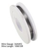 sourcing map 0.15 mm 34AWG Super Fine Heating Wire FeCrAl