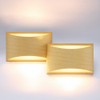 Aipsun Aluminum Modern LED Wall Sconce Hardwired Interior Wall Lights