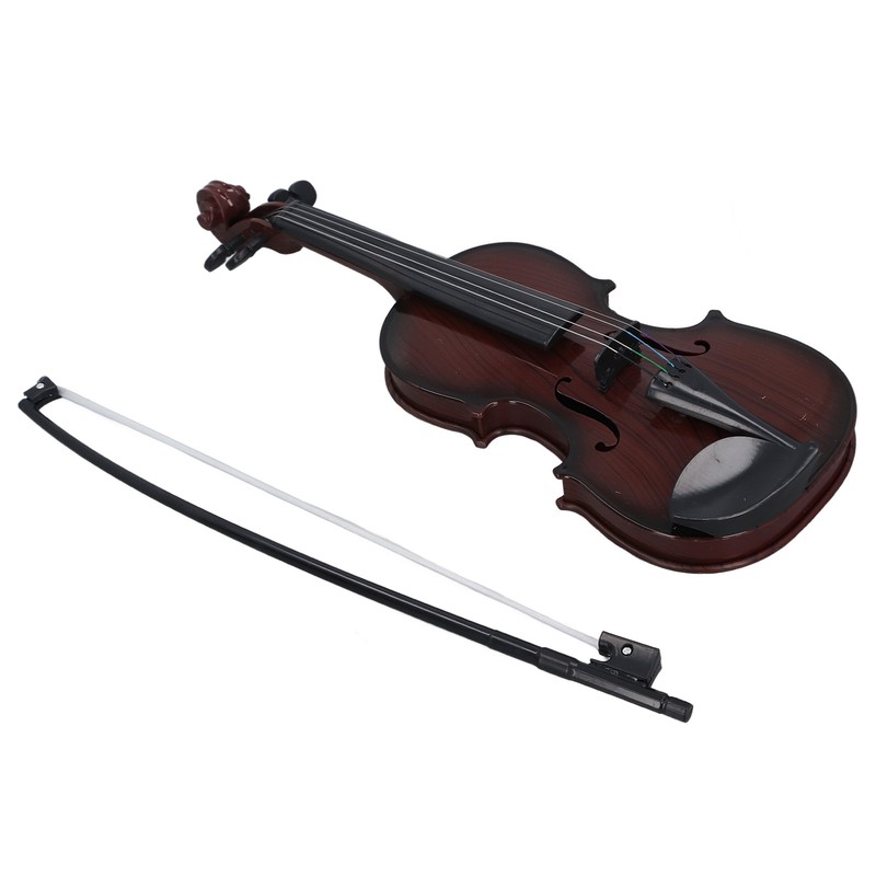 Kids Violin Toy Instrument Realistic Looking Educational Simulation Miniature Violin