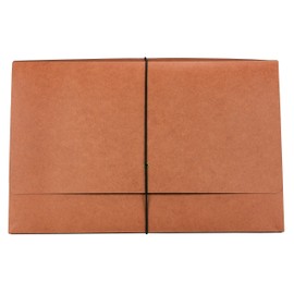 The File King Expanding Accordion File Wallet - Legal Size | USA Made | Box of 10 Redropes | 3.5” Expansion Pocket Folder | Flap & Elastic Cord Closure | Organize Paper Records