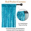 ShiDianYi Sequin-Backdrop Turquoise 2 Panels 4FTx6FT Backdrop for Photography Aqua
