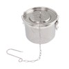 Seasoning Strainer with Hanging Chain Stainless Steel Tea Balls Filter