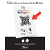 Stand / Sign for Instagram with QR Code and NFC