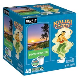 Kauai Coffee Keurig K-Cup Pods - Decaffeinated - Medium Roast – Premium Arabica (48 count)