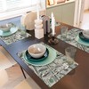 Jbofyee Money Placemats Set of 4 Table Mats Hundred Dollar